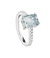 Anello Salvini Donna Sorrento in Oro bianco Acquamarina 20086615 - 20086615